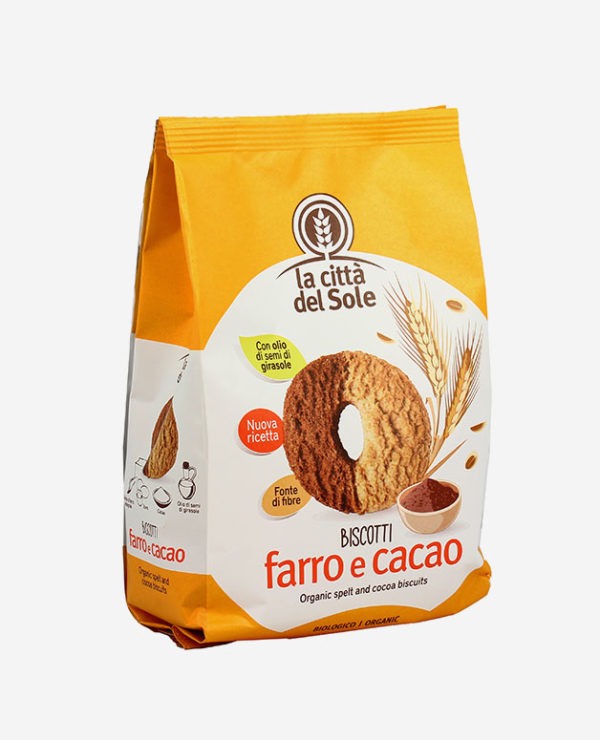 Spelled and Cocoa Biscuits - La Città del Sole - Fontego dei Sapori