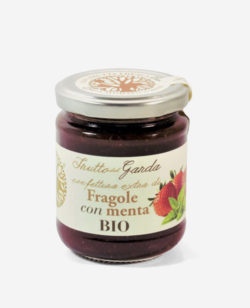 Extra Konfitüre von Erdbeeren mit Minze - Frutto del Garda - Fontego dei Sapori