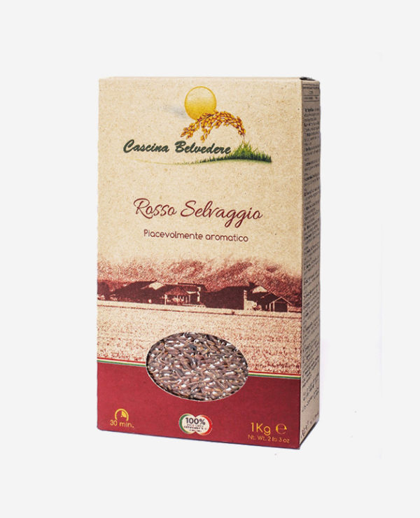 Organic Italian Red Rice - 500 gr - Cascina Belvedere -Fontego dei Sapori