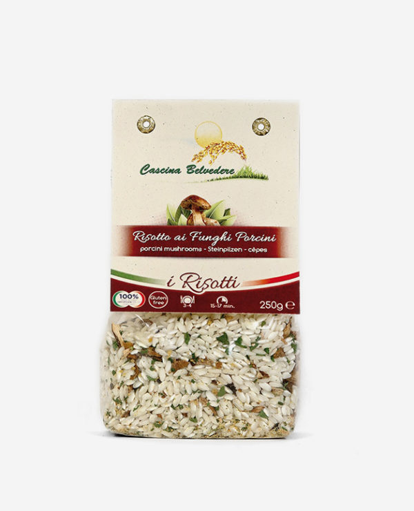 Risotto mit Steinpilze - 250 gr - Cascina Belvedere -Fontego dei Sapori