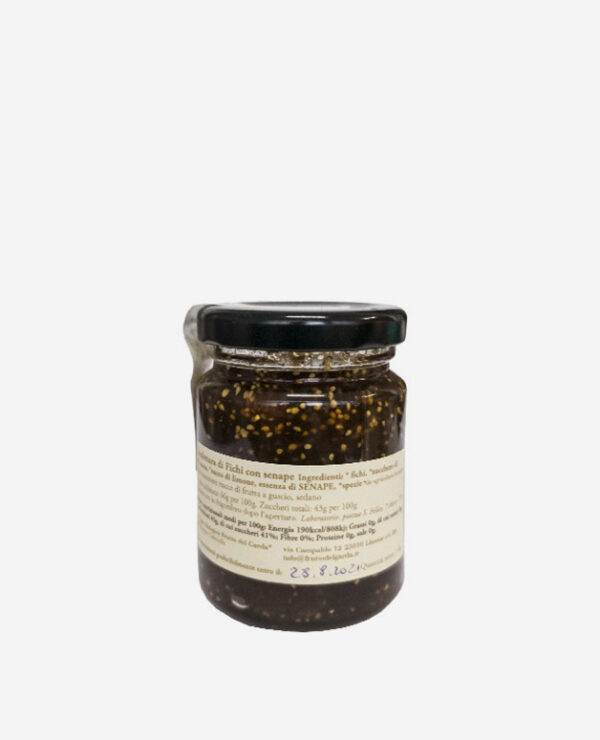 Figs Jam with Mustard - 110 gr- Frutto del Garda - Fontego dei Sapori