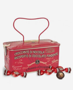 Casket Crunchy Hazelnut Covered with Chocolate - 150 gr - Pastiglie Leone - Fontego dei Sapori