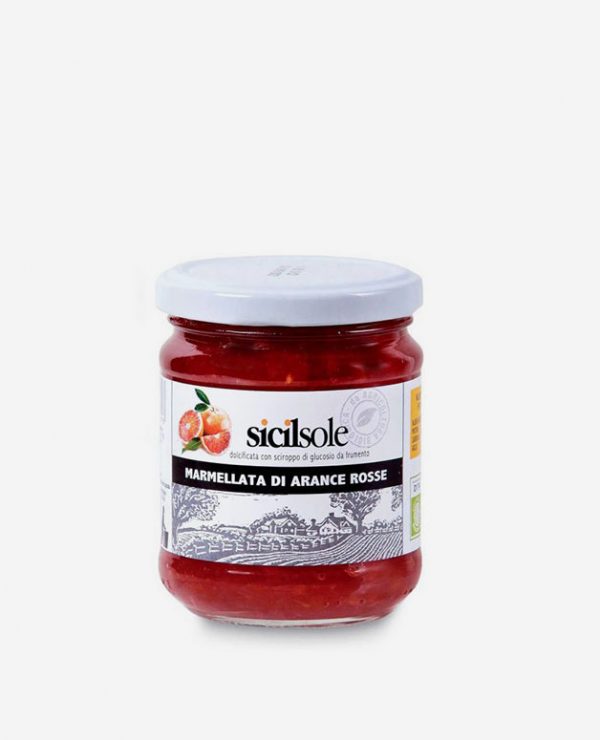 Marmellata di Arance rosse di Sicilia Sicilsole - 240 gr - Fontego dei Sapori