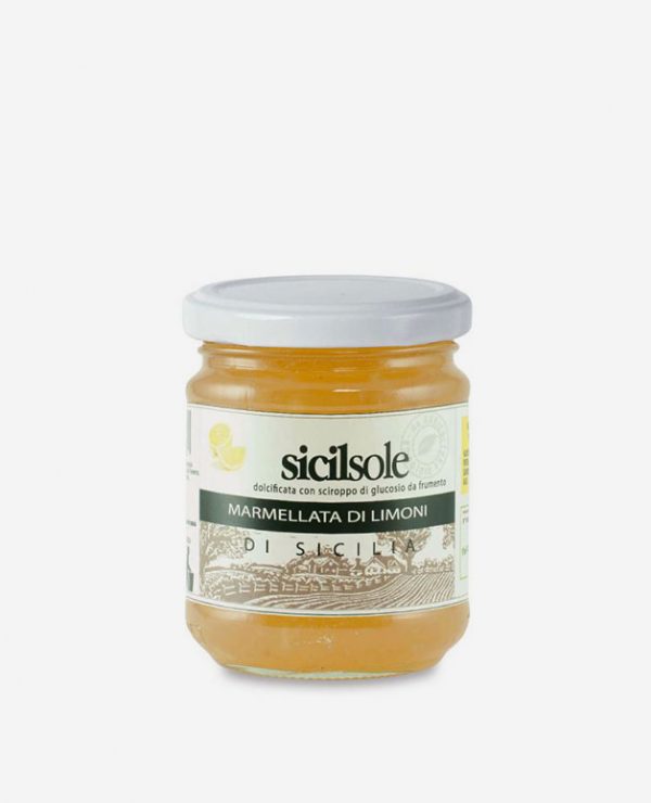 Marmellata di Limoni di Sicilia Sicilsole - 240 gr - Fontego dei Sapori