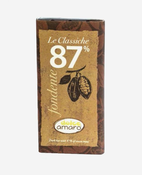 Cioccolato Fondente 83% Cacao- Le Classiche - 100 gr - DolceAmaro - Fontego dei Sapori - Lazise