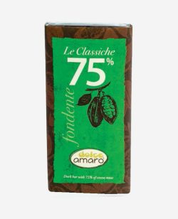 Cioccolato Fondente 75% Cacao- Le Classiche - 100 gr - DolceAmaro - Fontego dei Sapori - Lazise