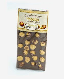 Nocciola e Cioccolato al Latte - Le Fruttate - 100 gr - DolceAmaro - Fontego dei Sapori - Lazise