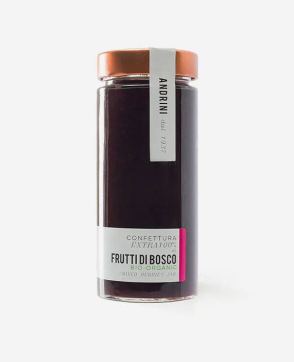 Confettura extra di Frutti di Bosco Bio 350g - Mixed Wild Berries - Andrini Marmellate - Fontego dei Sapori - Lazise - Verona - Lago di Garda