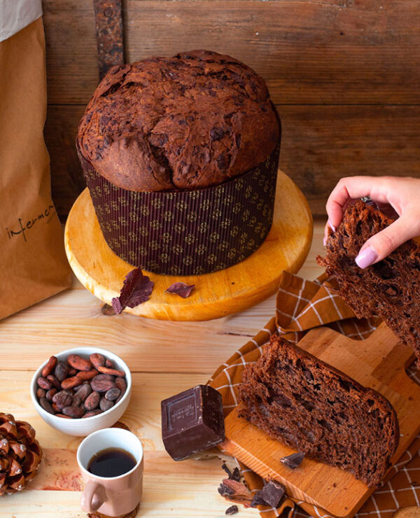 Panettone Dark - Cioccolato - Infermentum - Fontego dei Sapori - Lazise - Lago di Garda Verona 03