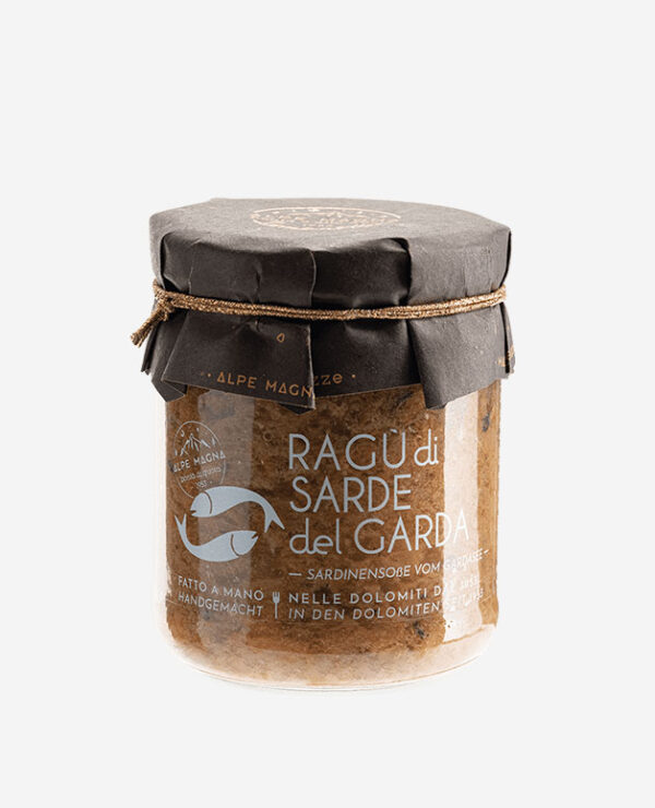 Ragù di Sarde del Garda pronto - 180 gr - Alpe Magna - sughi e salse artigianali - Fontego dei Sapori