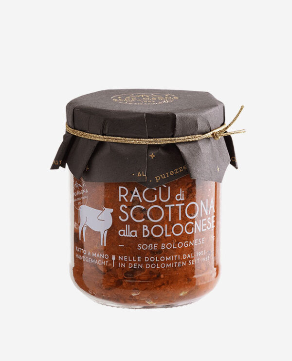 Ragù di Scottona alla Bolognese pronto - 190 gr - Alpe Magna - sughi e salse artigianali - Fontego dei Sapori